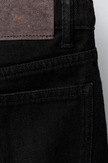 WIDE-LEG JEANS - Black by Zara - Image 3