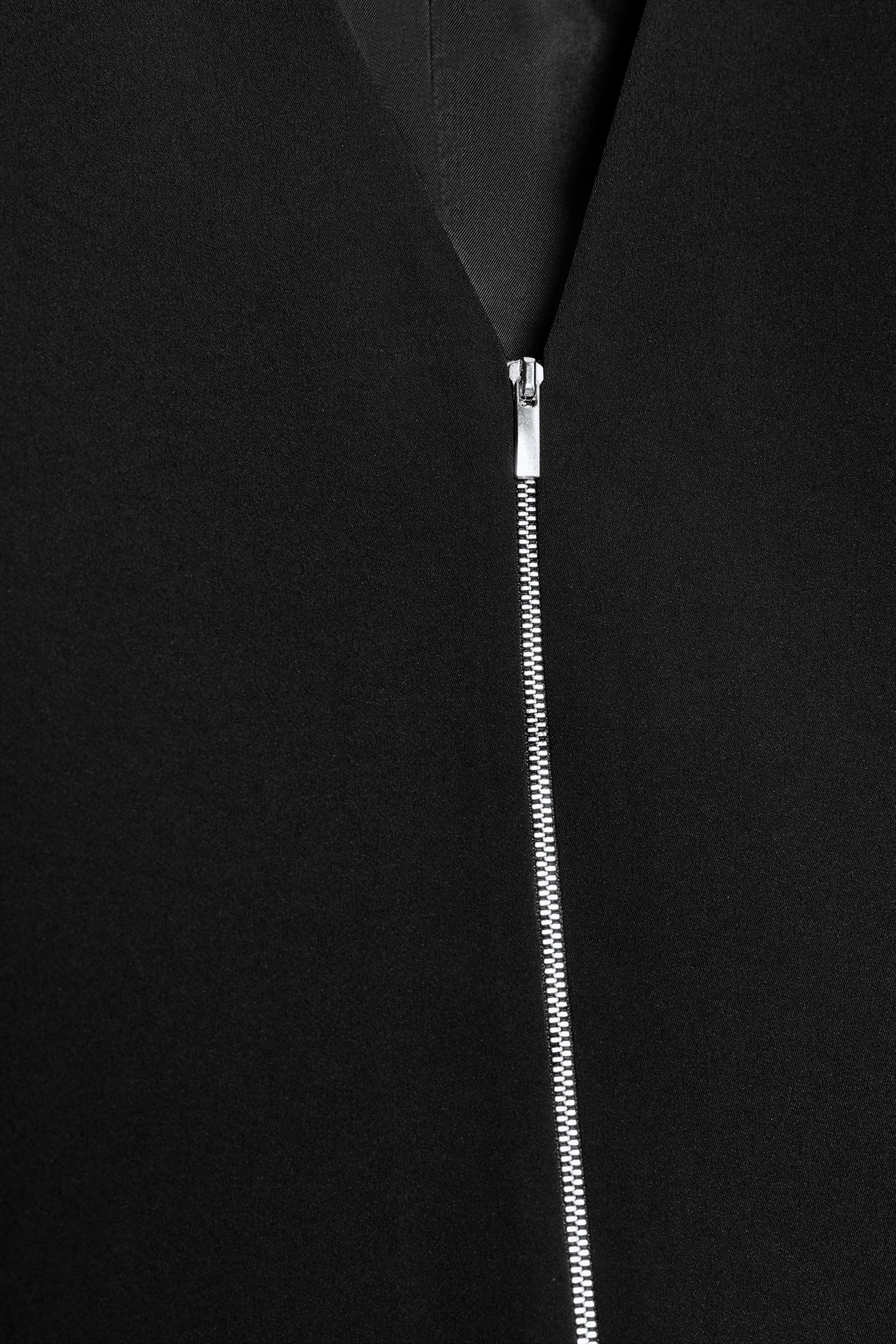 TOP CREMALLERA ZW COLLECTION - Negro | ZARA Chile