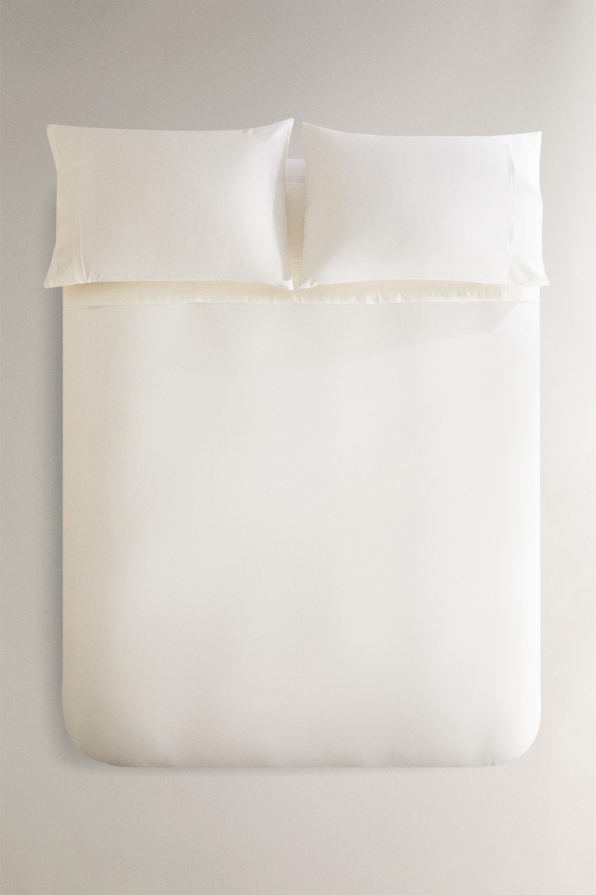 HOUSSE DE COUETTE SATIN FRISE