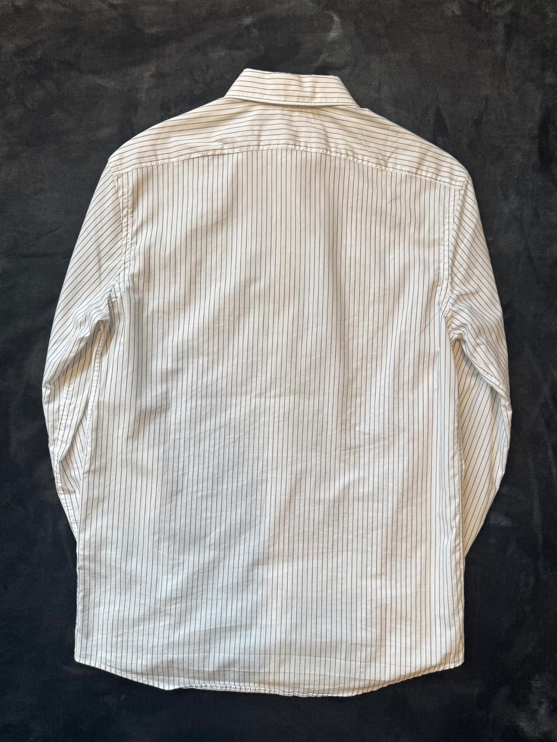 STRIPED COTTON - LYOCELL SHIRT - Image 2