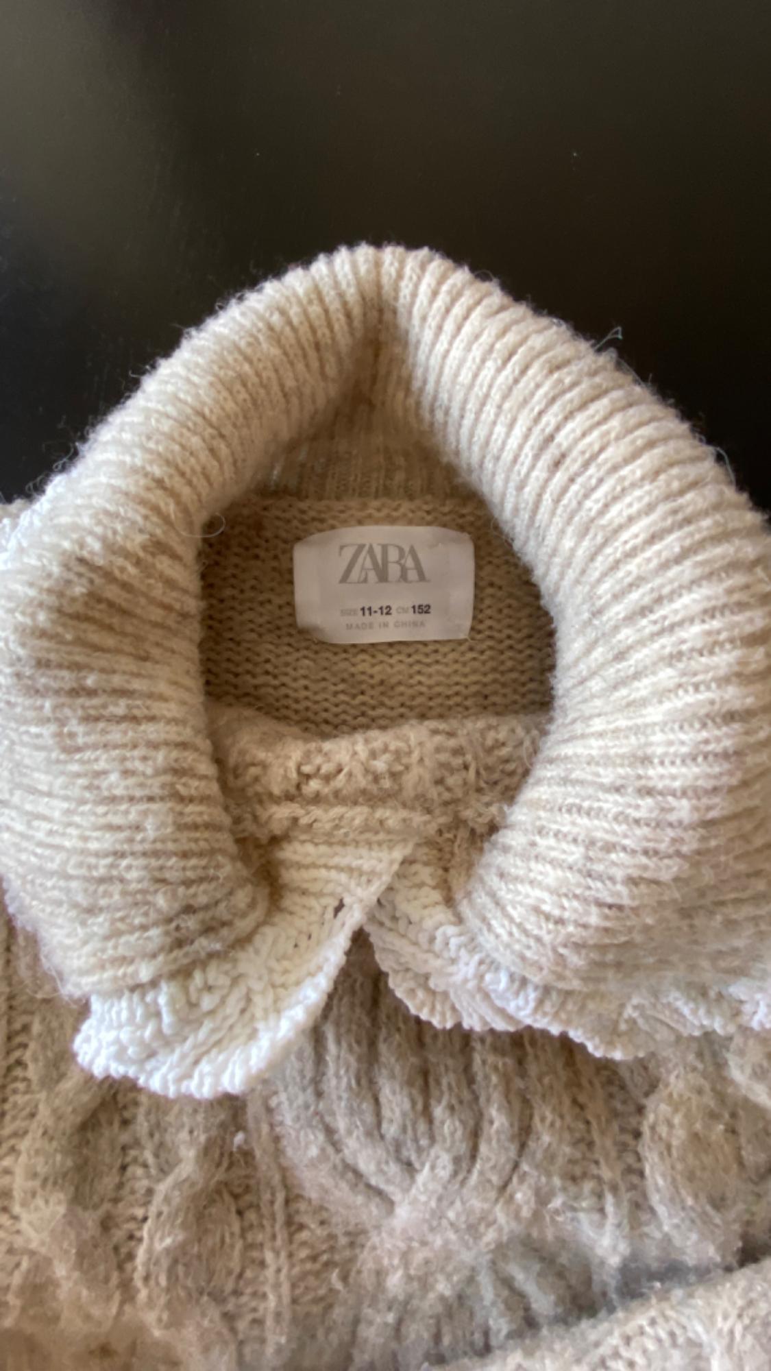 CROCHET CABLE-KNIT SWEATER - Image 3