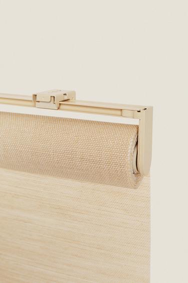 CURTAIN | RETRACTILE JUTE BLIND WITH MEDIUM OPACITY - Ecru by Zara - Image 1