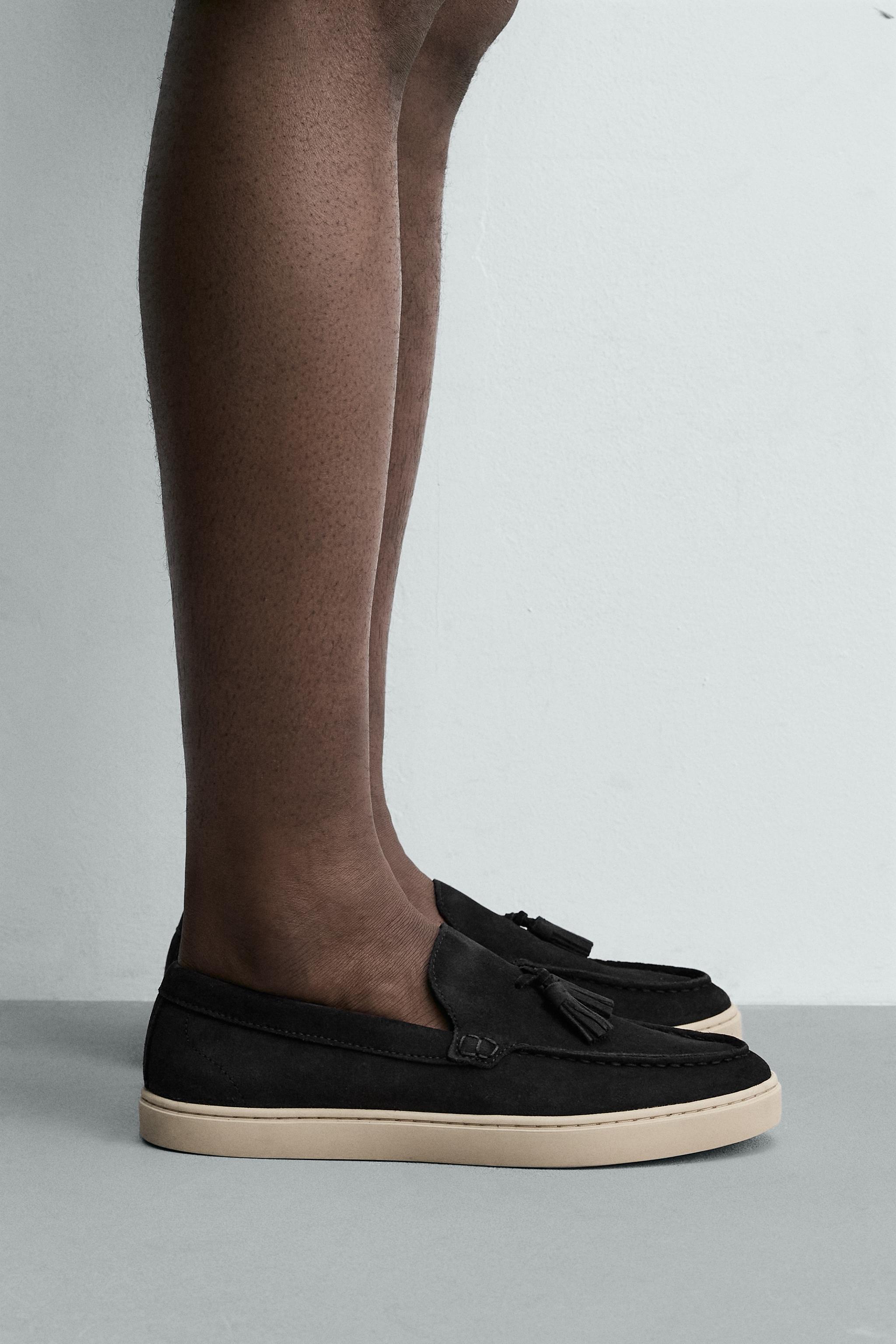 CASUAL LEATHER TASSEL LOAFERS