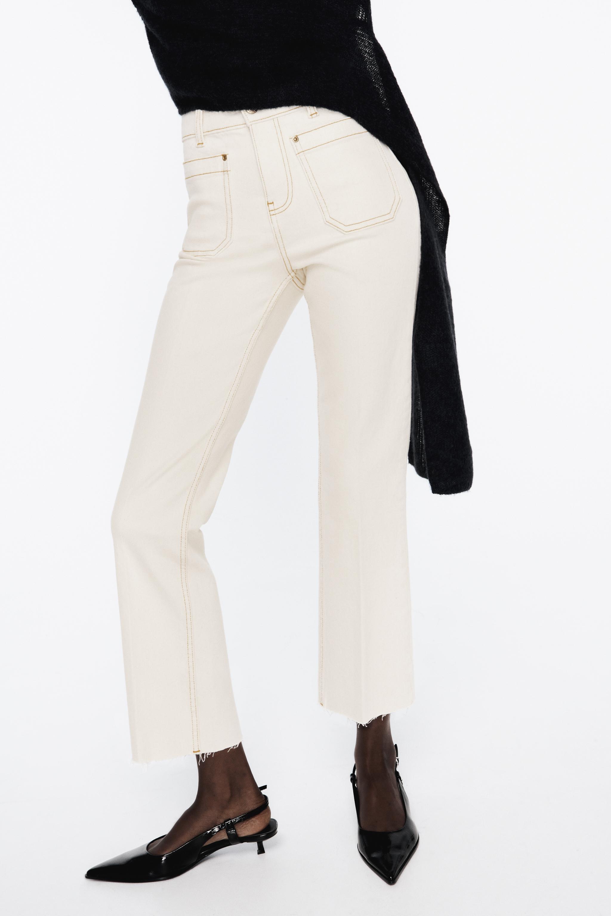 Zara best sale white jeans