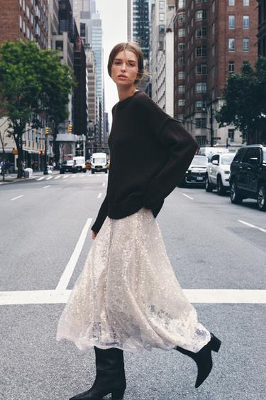 БАЗОВЫЙ СВИТЕР — КОРИЧНЕВЫЙ от Zara — изображение 0