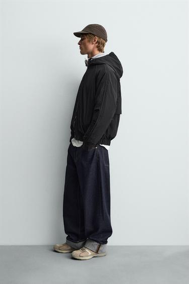 LIGHTWEIGHT WATER-REPELLENT TECHNICAL JACKET - Black by Zara - Image 3