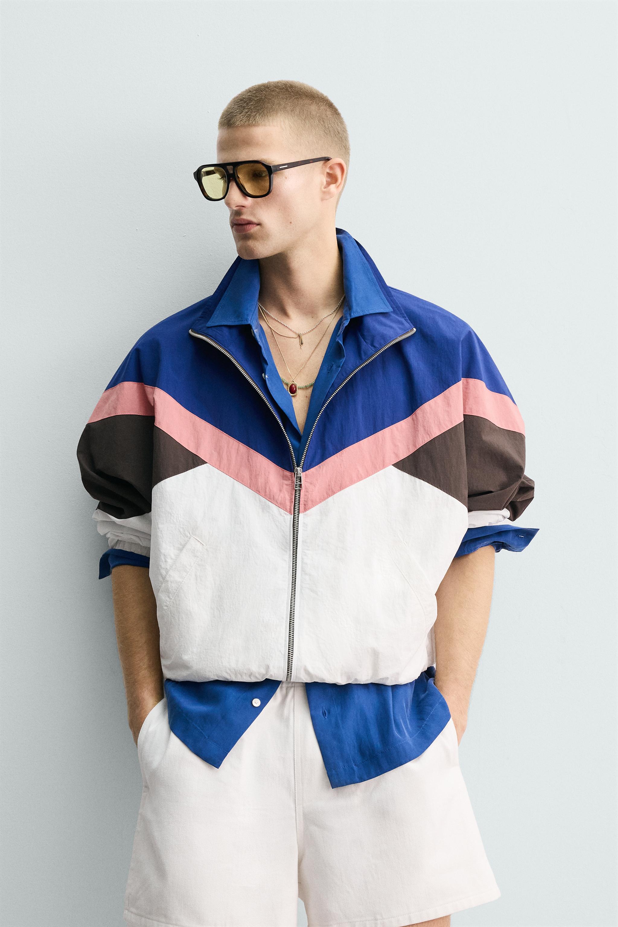 カラーブロック テクニカルジャケット - マルチカラ― | ZARA Japan / 日本
