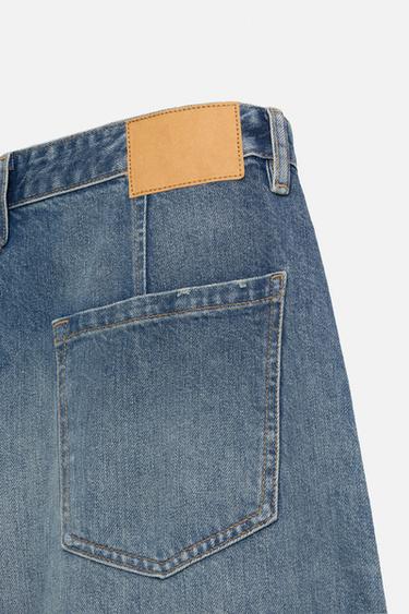 JEAN BALLON WIDE FIT - Bleu moyen de Zara - Image 9