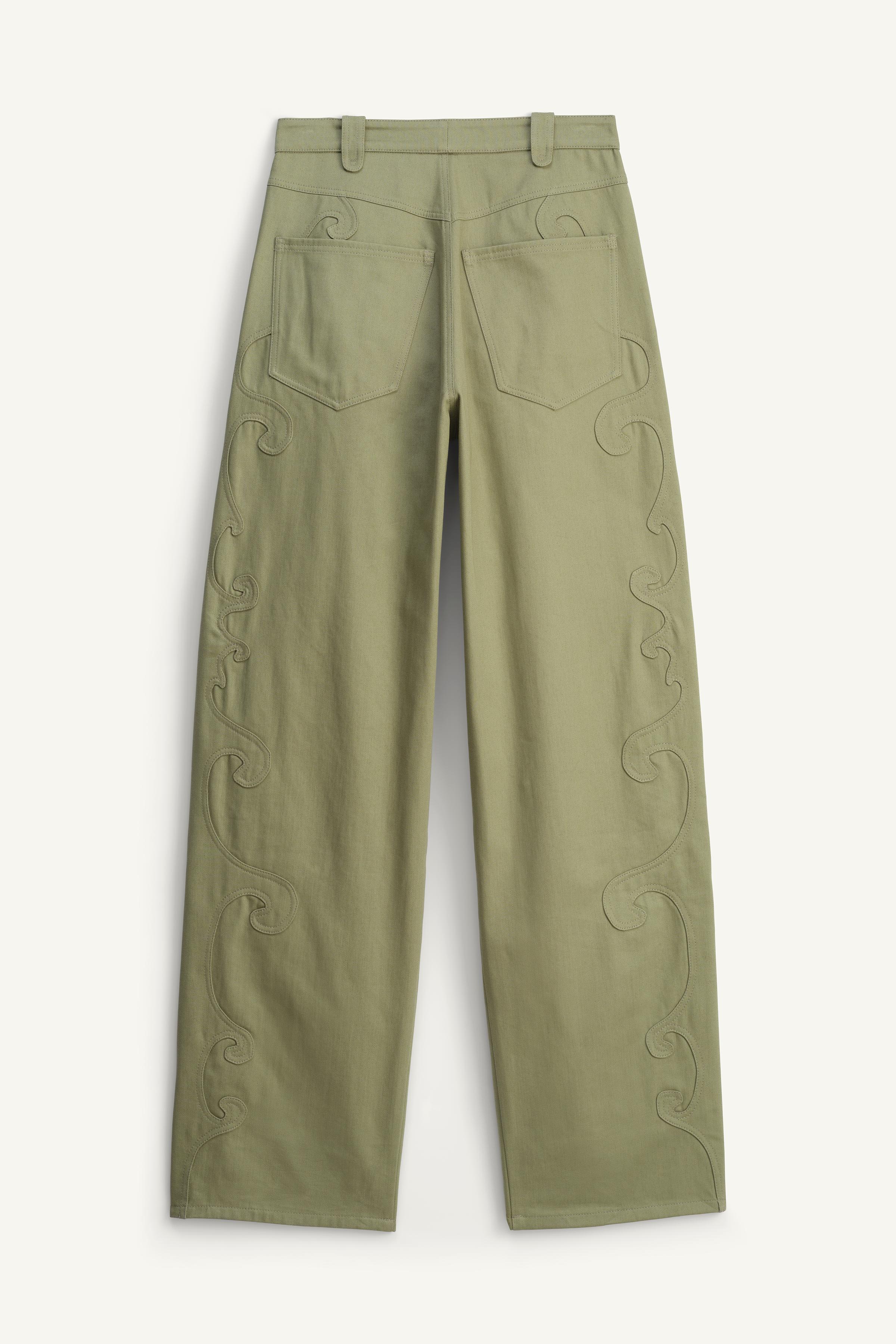 LIMITED EDITION サイドディテールパンツ - サルビアグリーン