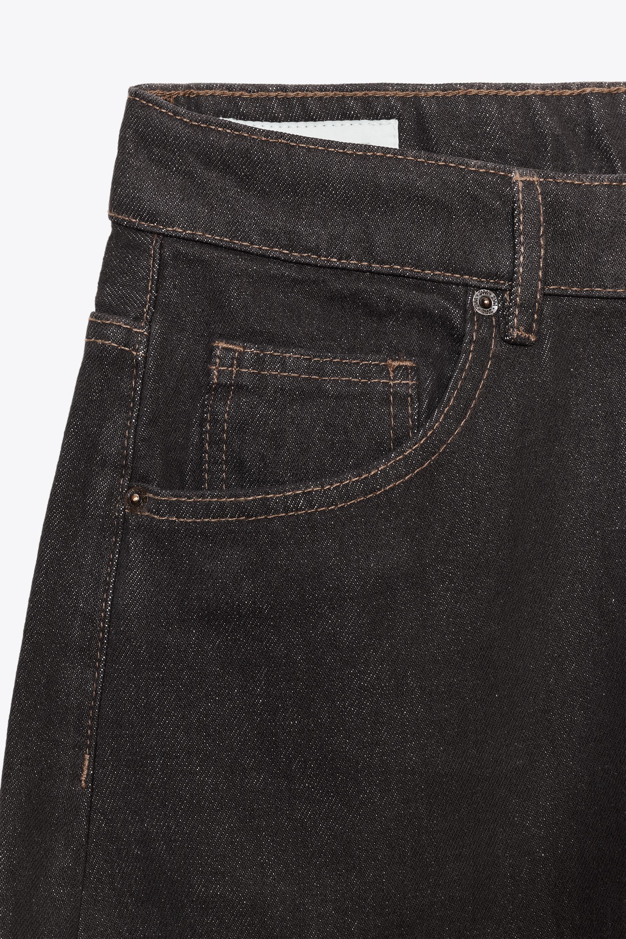 TRF CURVE HIGH WAIST JEANS - Chocolate | ZARA United States