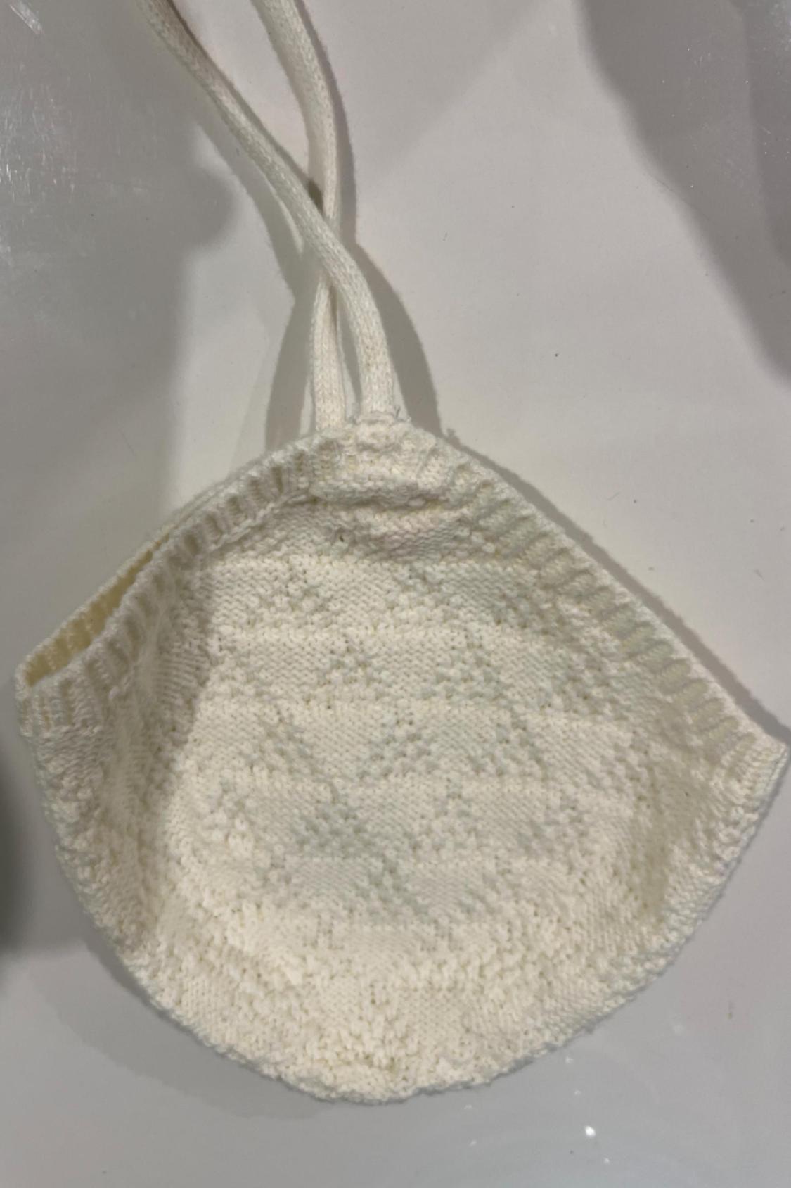 COTTON AND SILK KNIT HAT - Image 2