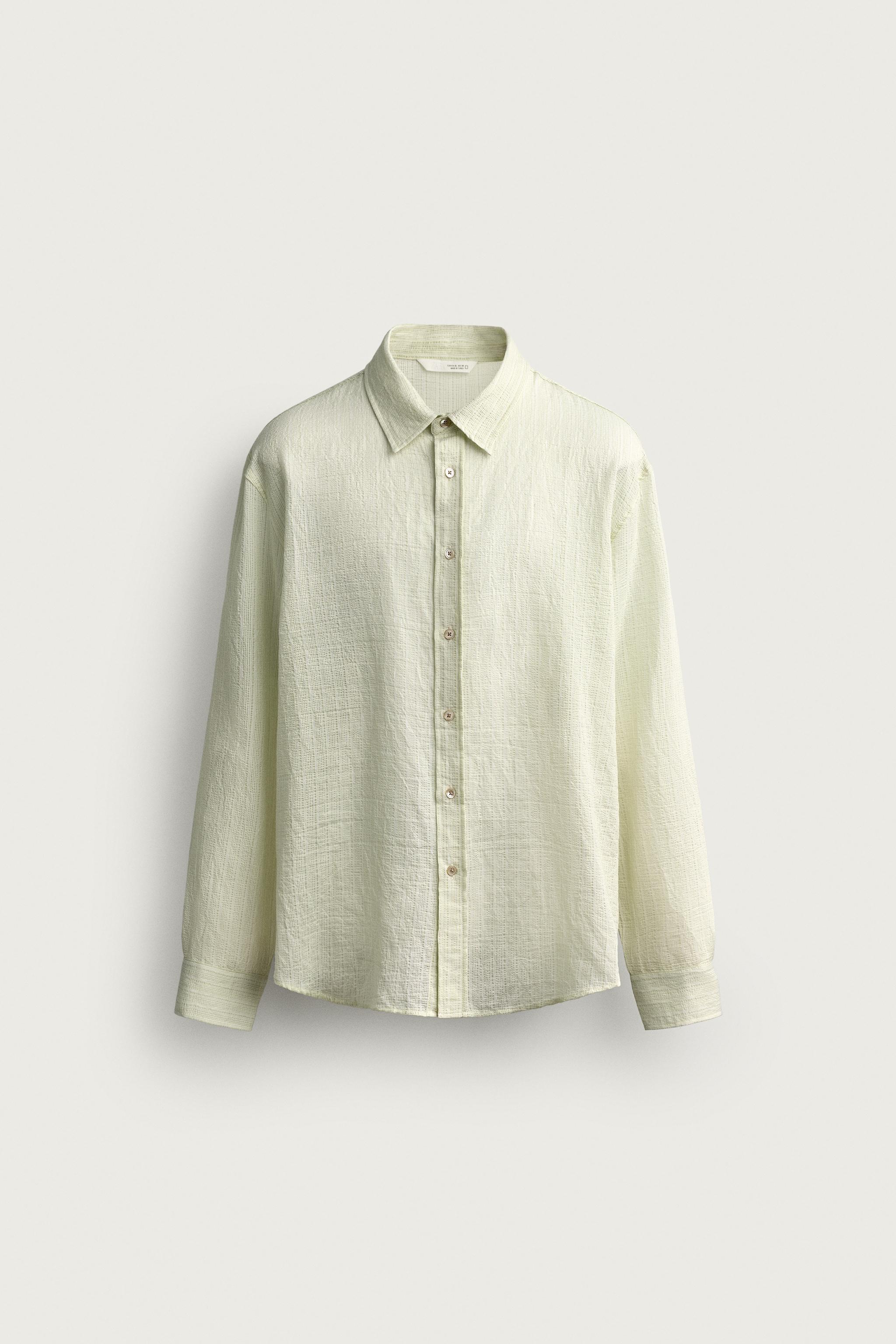 TEXTURED FLUID SHIRT