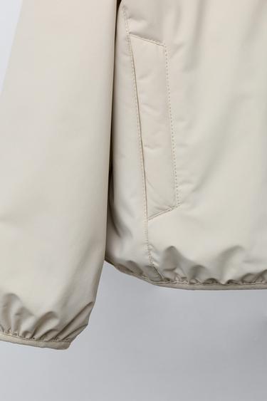 BLOUSON NYLON RÉVERSIBLE POLAIRE - Écru de Zara - Image 6