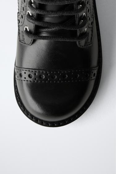 BOTTES EN CUIR - Noir de Zara - Image 5