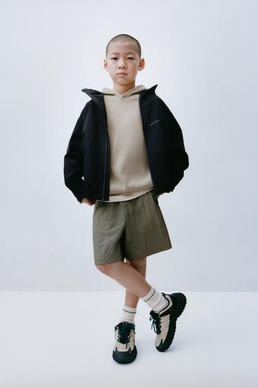 LIGHTWEIGHT WATER-REPELLENT HOODED JACKET - Black by Zara - Image 7