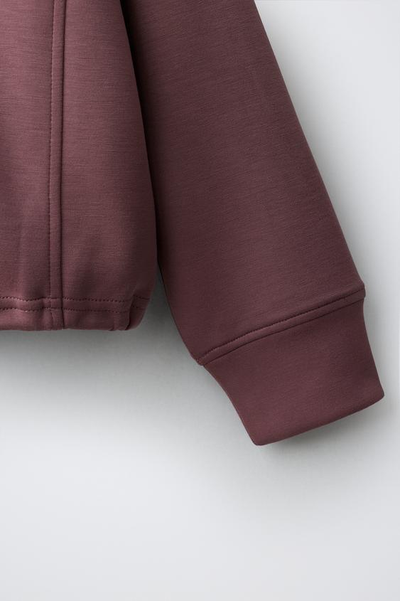 VESTE À CAPUCHE GYM - Rose pâle de Zara - Image 3