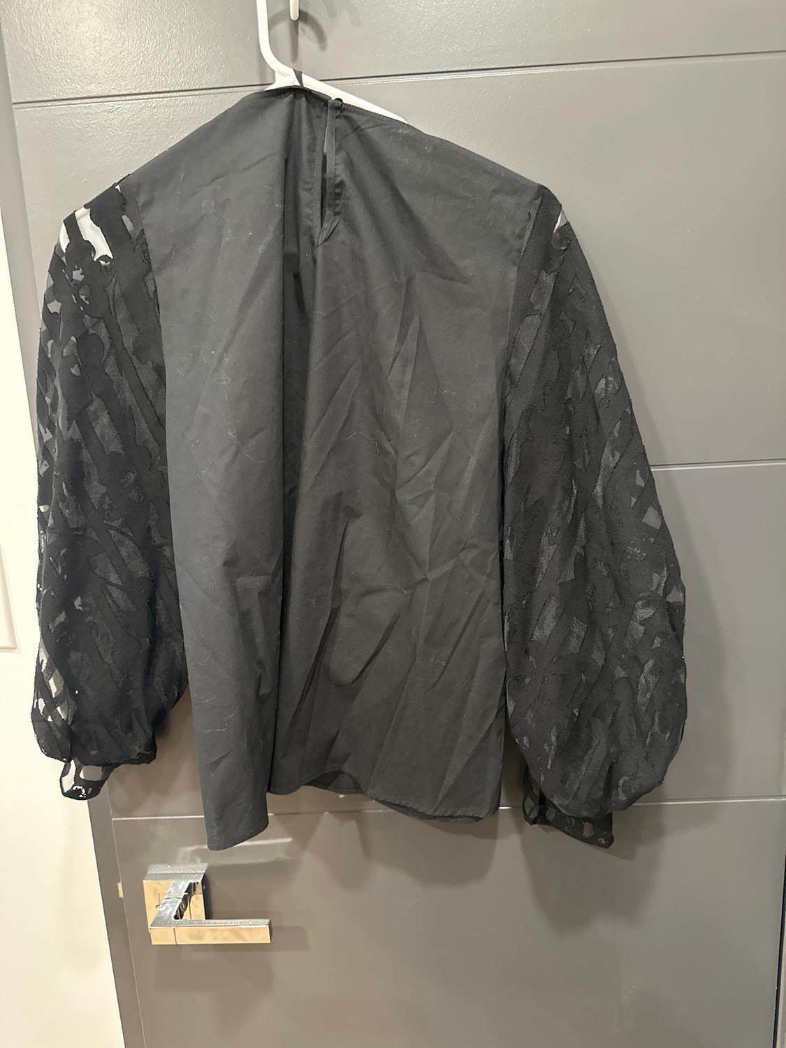 ORGANZA SLEEVE TOP - Image 3
