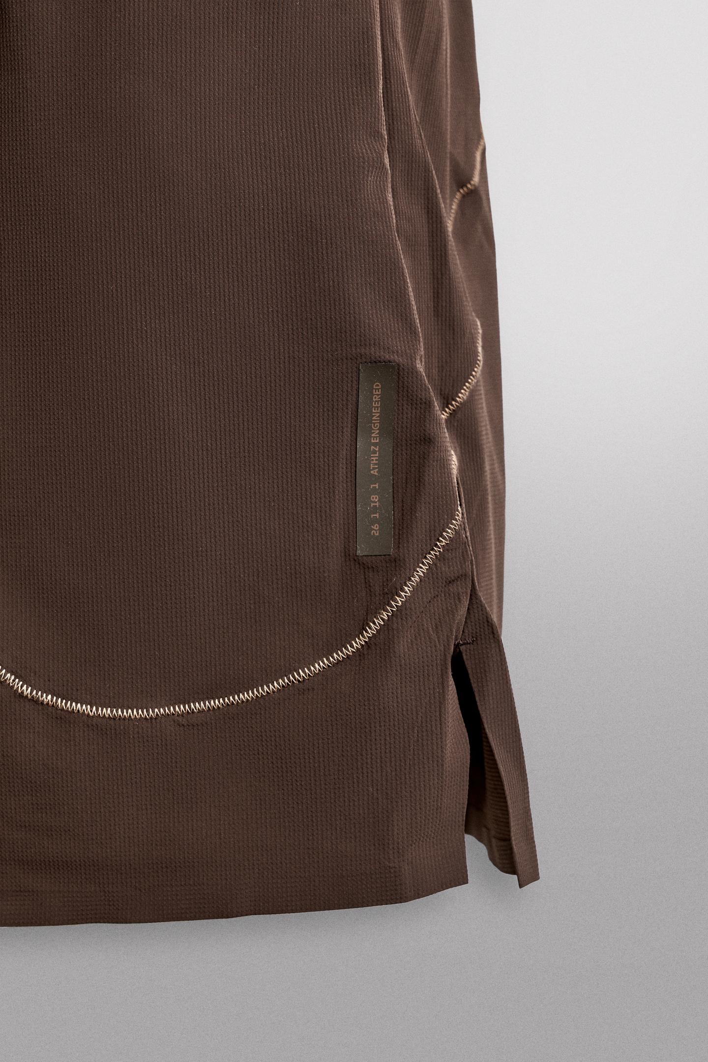 Мужские шорты Zara 5" Running, цвет: Коричневый — фото 8