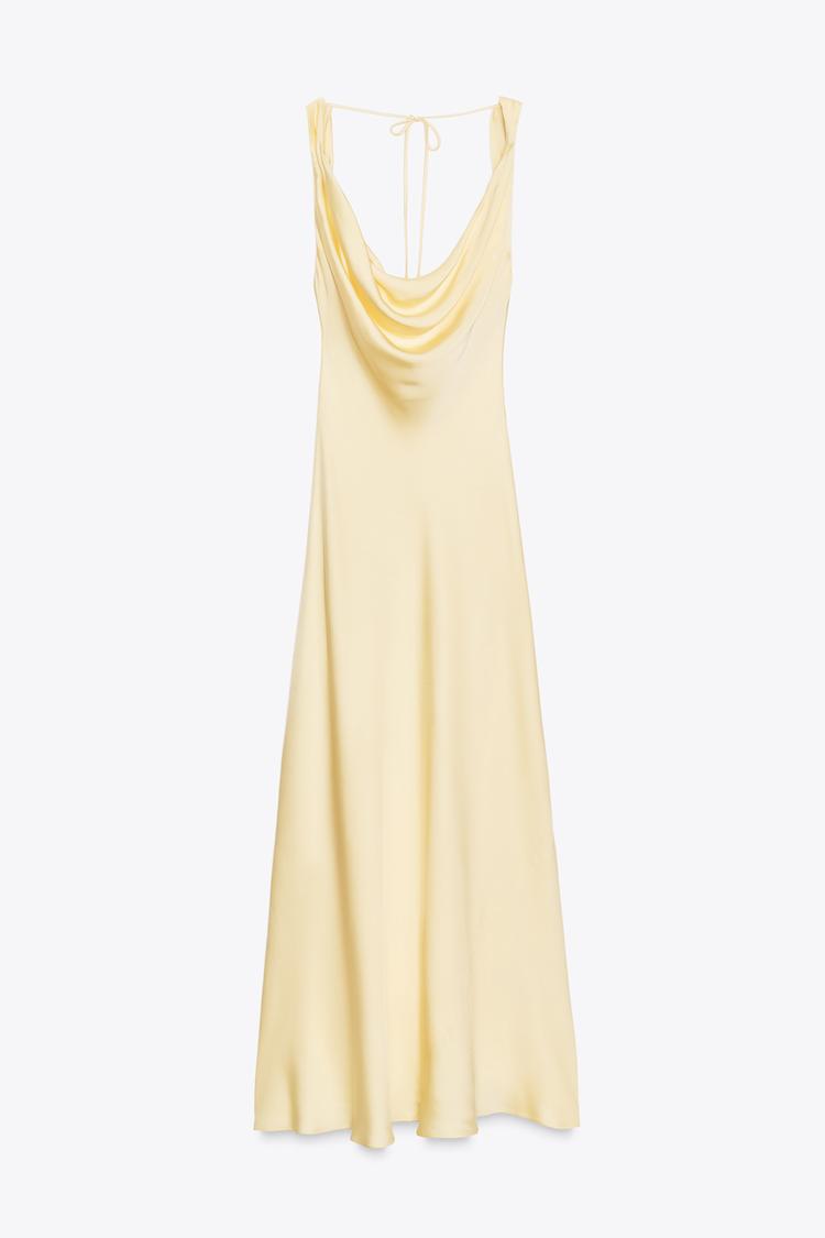 Zara Long Satin Dress