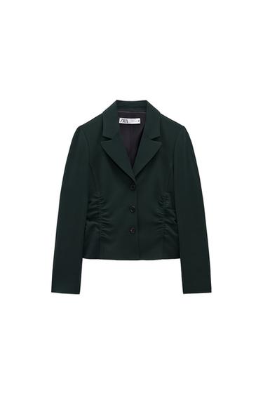 WOOL BLEND TAILORED BLAZER