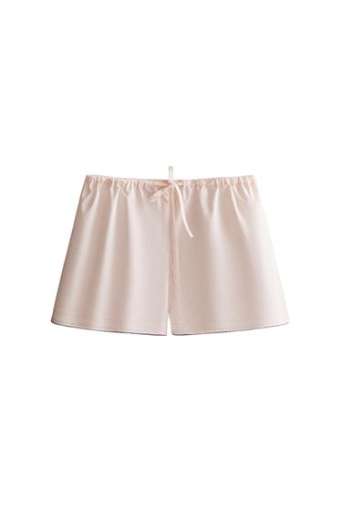 POPLIN SHORTS - Light pink by Zara