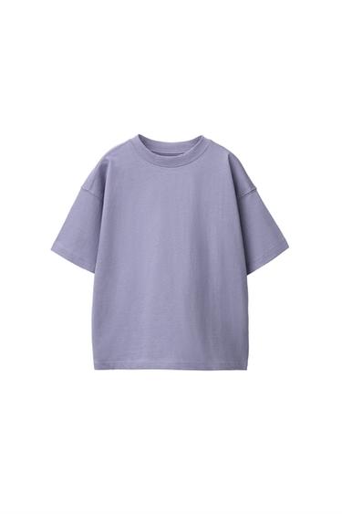 CAMISETA LISA - Malva escuro de Zara