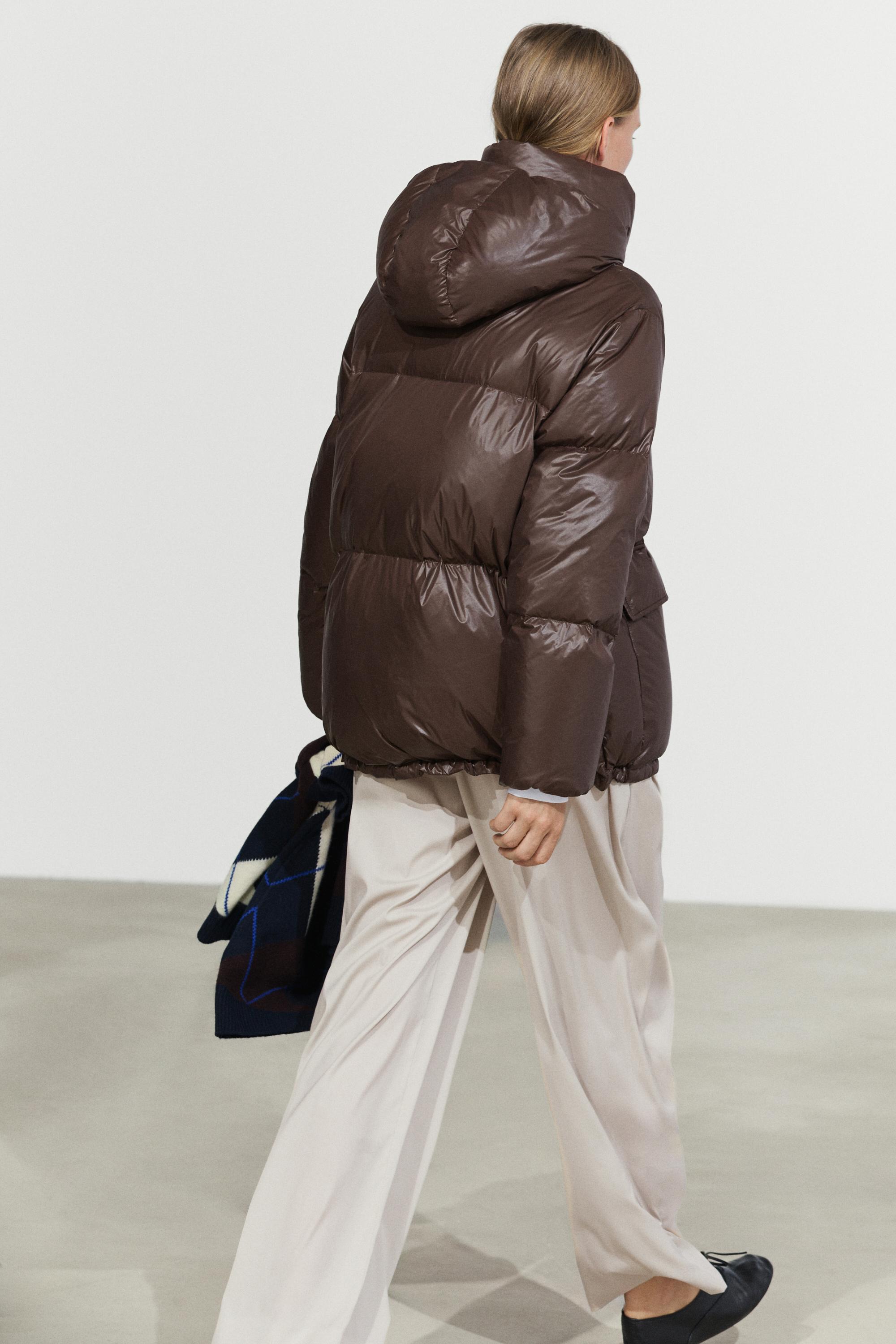 Stand-up collar down jacket