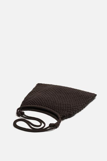 SAC SHOPPER MACRAMÉ - Marron de Zara - Image 1