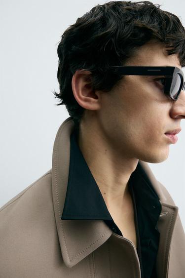 SOBRECAMISA BOXY FIT - Tostado claro de Zara