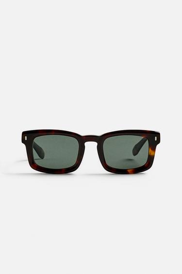 RECTANGULAR SUNGLASSES - Tortoiseshell by Zara