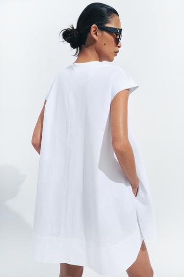 ROBE COURTE ZW COLLECTION - Blanc de Zara - Image 2