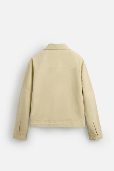 COTTON/LINEN JACKET - Butter by Zara - Image 8