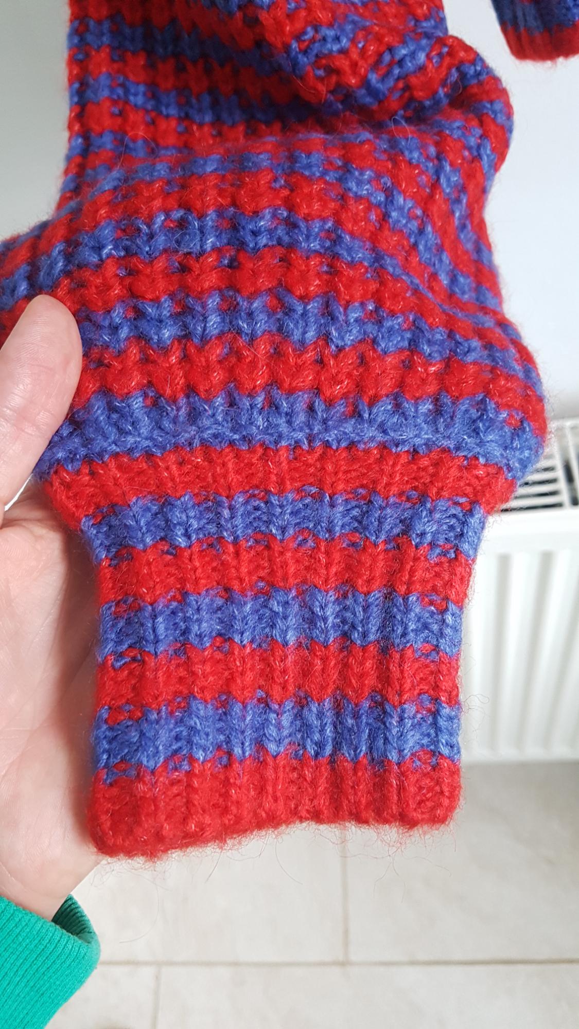 KNIT CROPPED SWEATER WITH BALLOON SLEEVES - Image 4