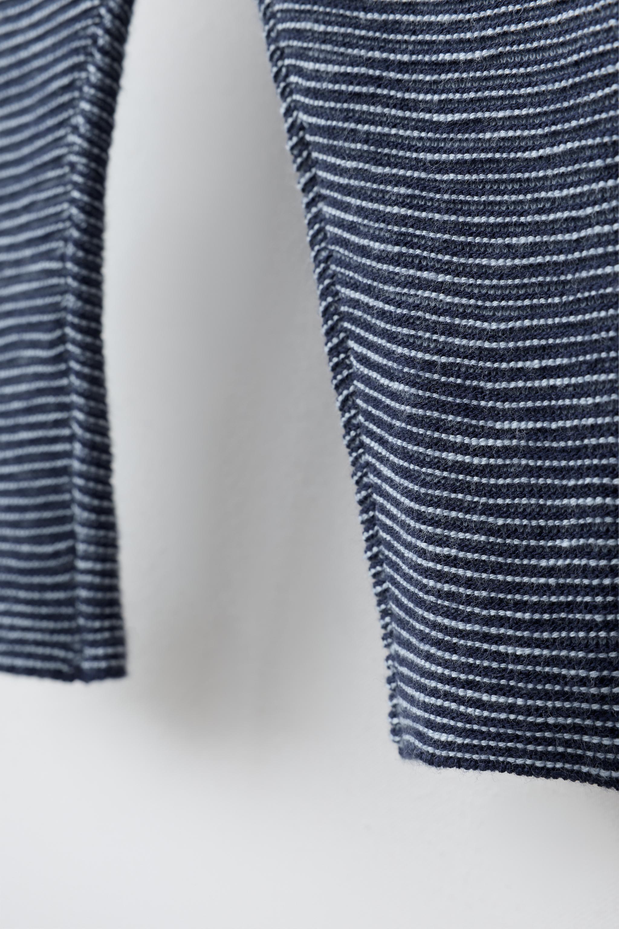 STRIPED KNIT PANTS