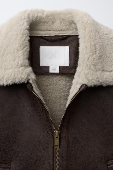 DOUBLE-FACED JACKET - Brown by Zara - Image 5
