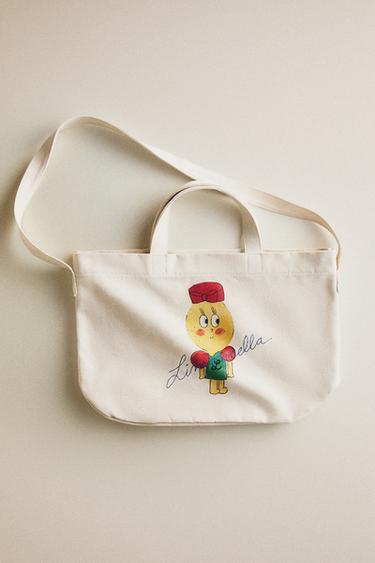 LIMONCELLA X THE ANIMALS OBSERVATORY FABRIC BAG (ADULT) - Ecru by Zara - Image 4