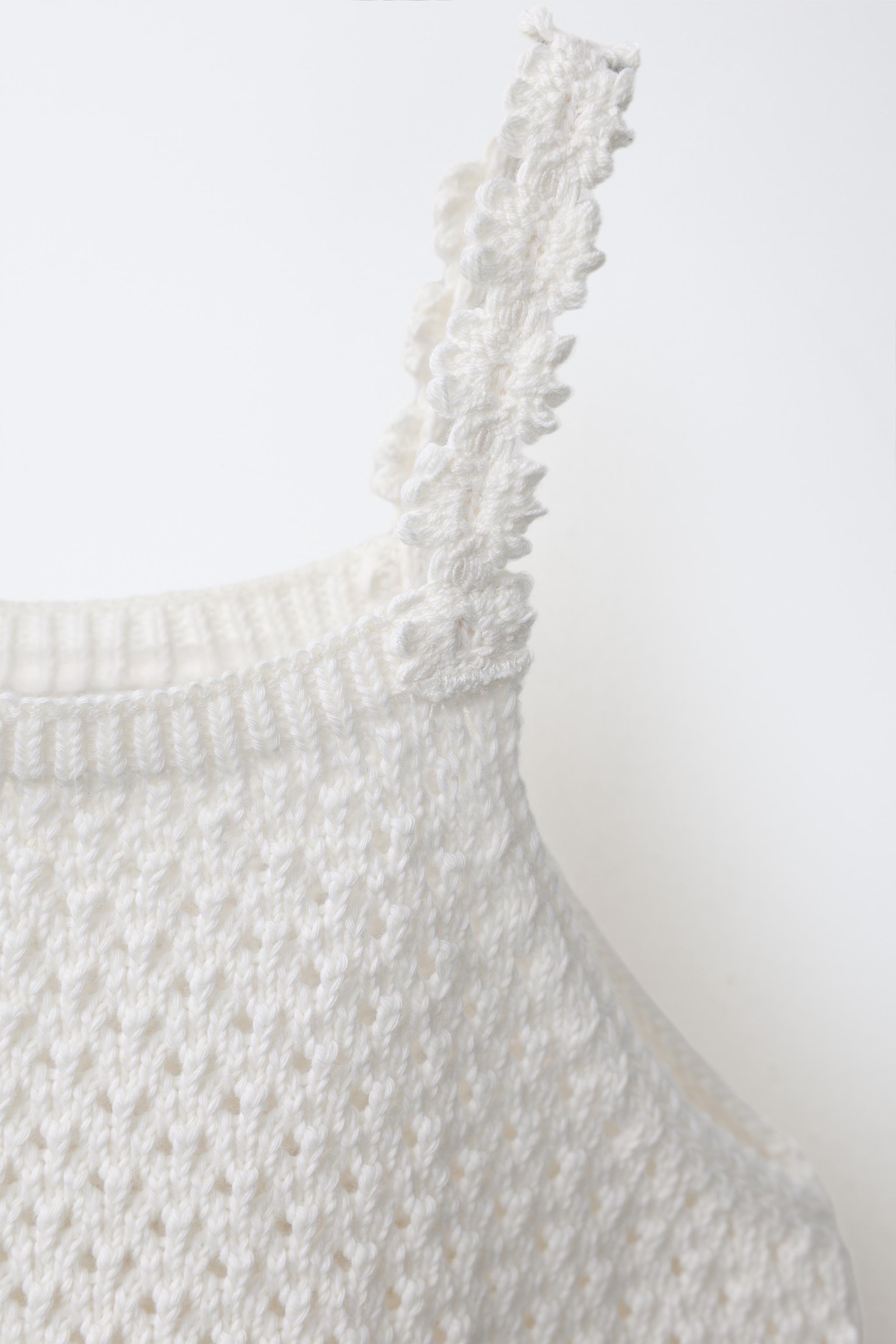 Детские свитеры Zara EMBROIDERED KNIT TOP — фото 4