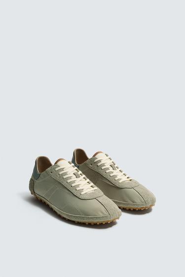 RETRO STYLE TRAINERS - Sea green by Zara