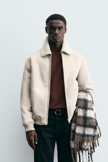 CAZADORA EFECTO ANTE DOBLE FAZ - Piedra de Zara