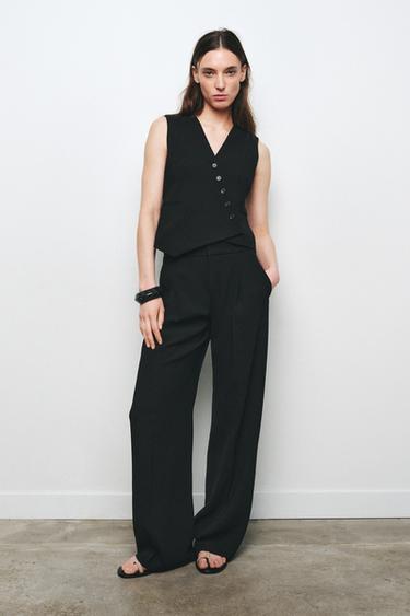 ASYMMETRISCHE WESTE – ZW COLLECTION - Schwarz von Zara