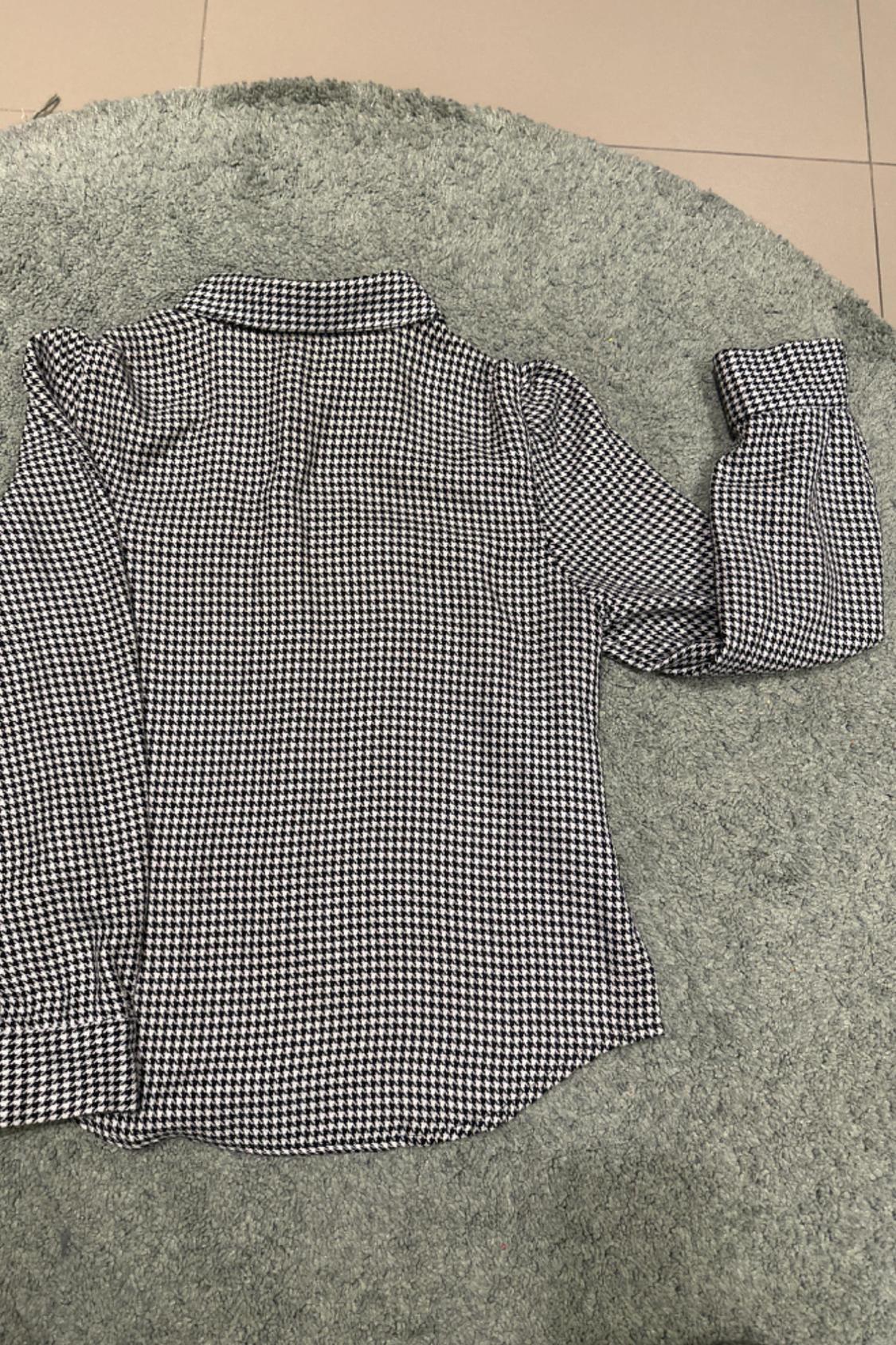 HOUNDSTOOTH SHIRT WITH POCKETS - Image 4