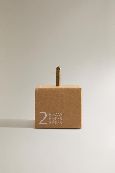 LOT DE POIGNÉES MEUBLE MÉTALLIQUES DORÉES (LOT DE 2) - Doré de Zara - Image 3