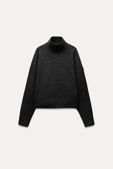 JERSEY BÁSICO PUNTO SOFT - Gris oscuro de Zara