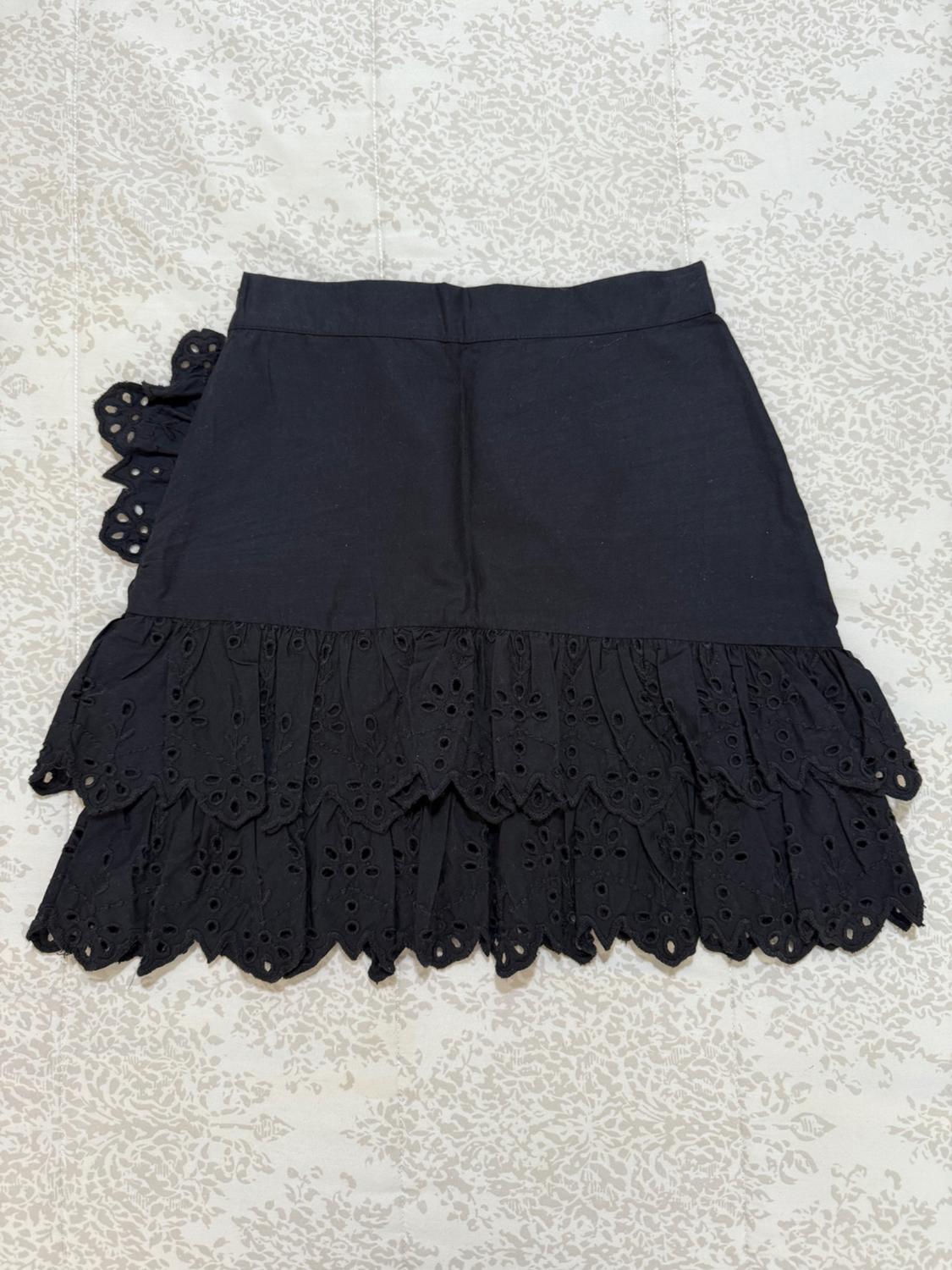 MINI SKIRT WITH CUTWORK EMBROIDERY - Image 2