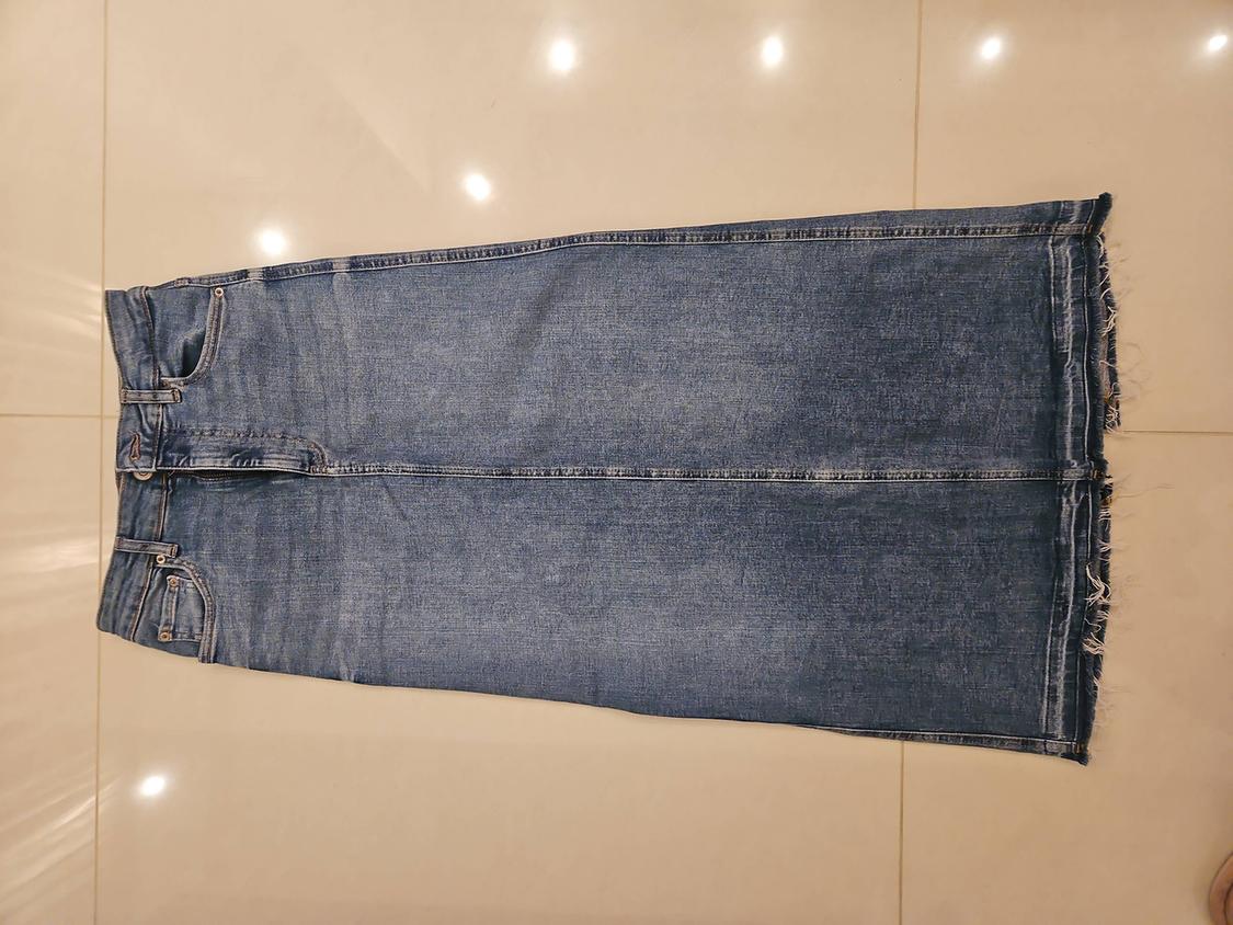 ZW HIGH-WAIST DENIM SKIRT - Image 2