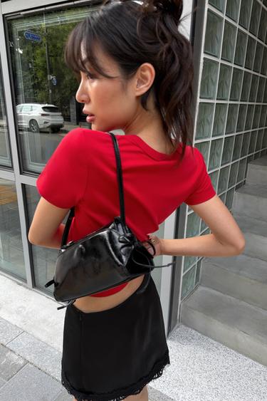 SHOULDER BAG WITH BOWS - Black by Zara
