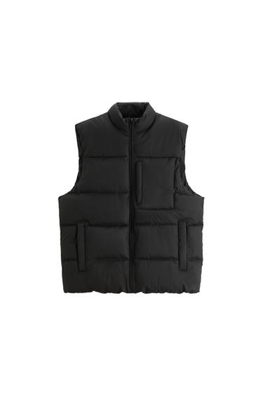GILET WITH RUBBERISED FINISH