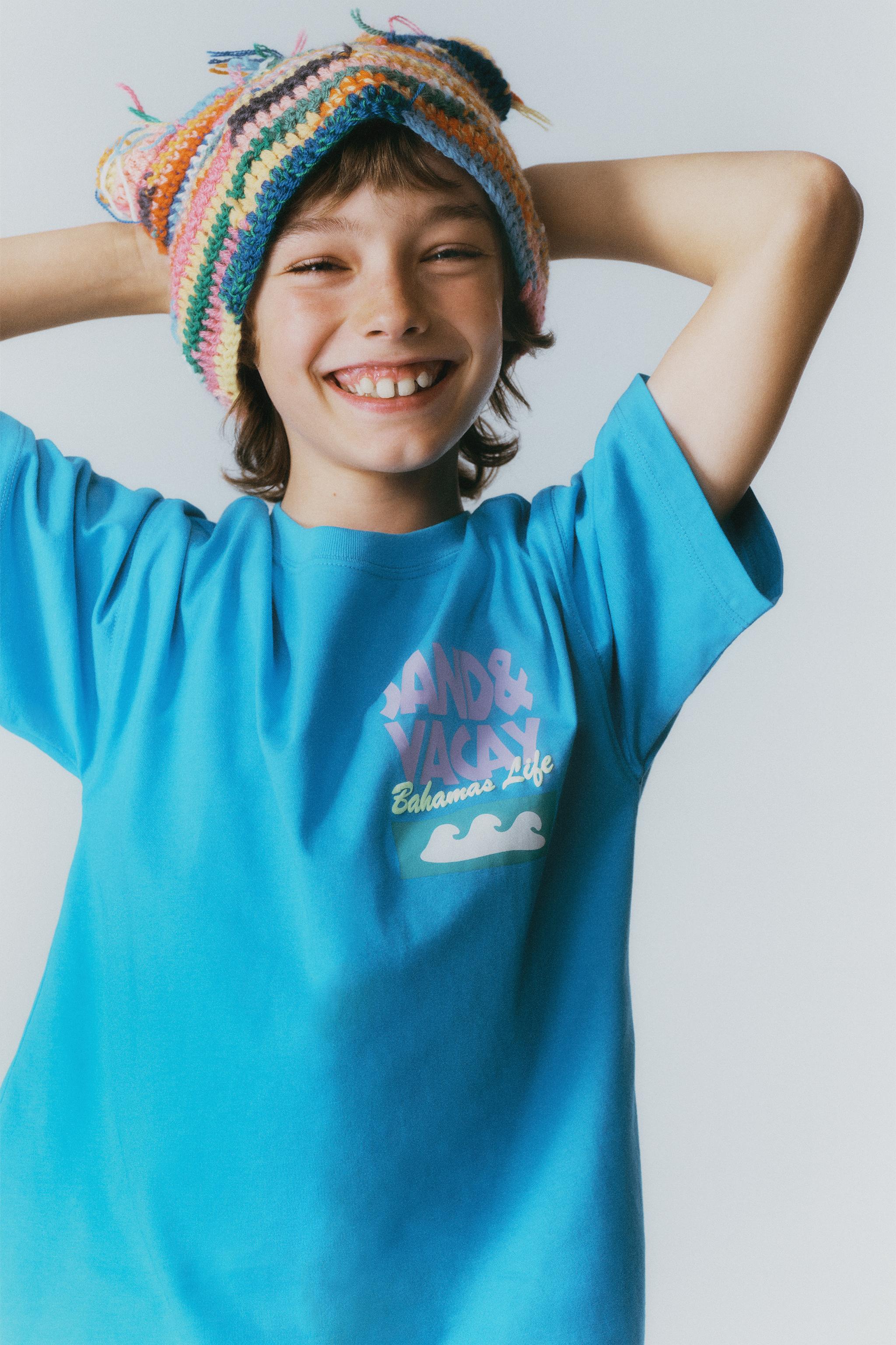 Zara TEXT PRINT T-SHIRT