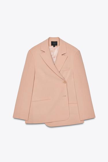 OVERSIZE BLAZER - Pale pink by Zara - Image 6