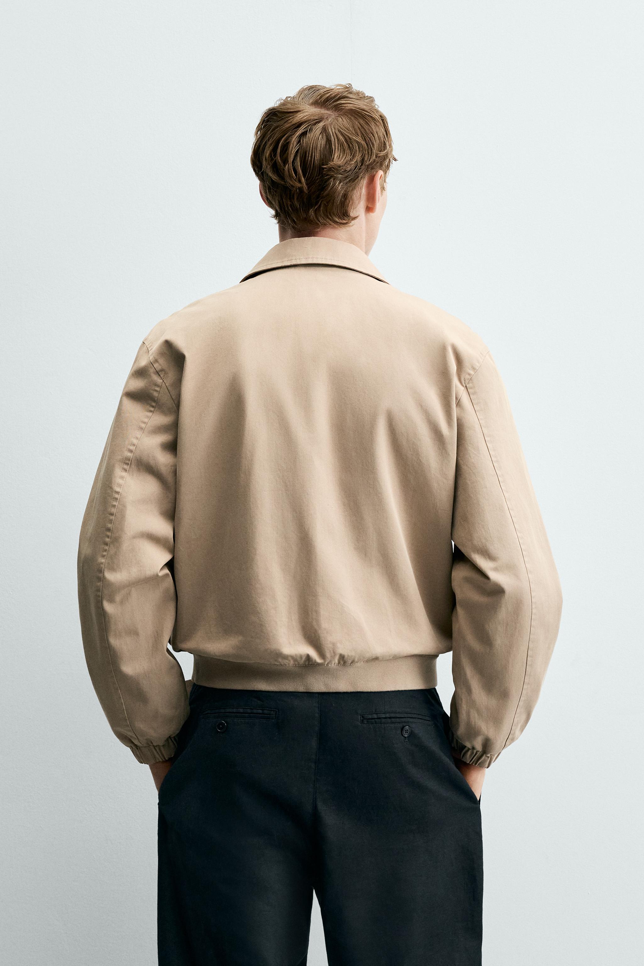 Мужские куртки Zara REGULAR FIT COTTON JACKET — фото 3